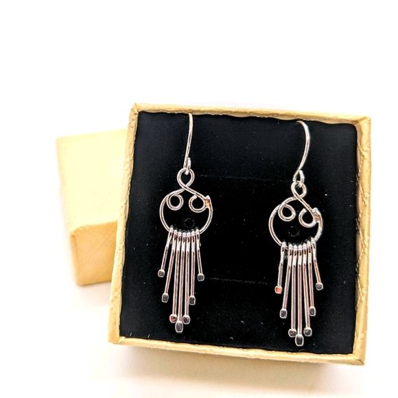 Sterling Silver Dream Catcher Earrings - Picture 1 of 3
